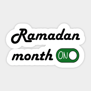 Ramadan month (ON mode) Sticker